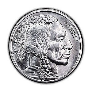 1 oz Silver Round Back