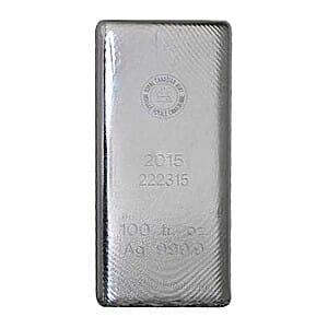 RCM 100 oz Silver Bar