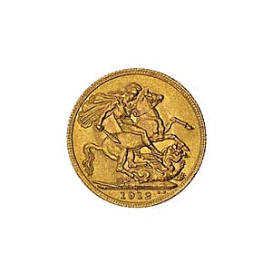 British Gold Sovereign Back