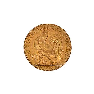 French 20 Franc Rooster