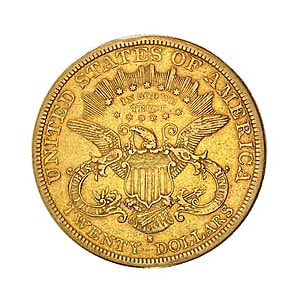 Liberty Gold Piece Back