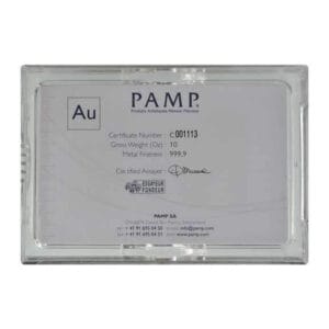 PAMP Suisse Gold Bar 10 oz