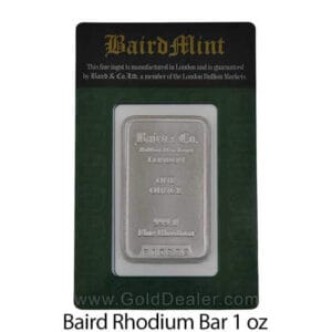 1 oz Baid Rhodium Bullion