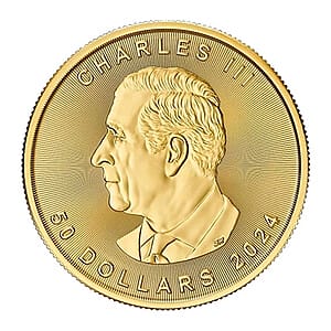 Canadian Gold Maple Leaf 1 oz 2024