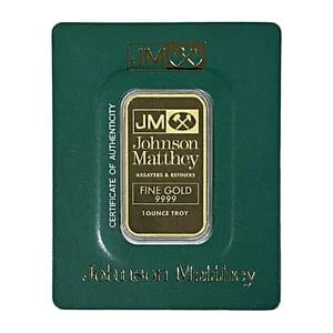 JM Gold Bar 1 oz